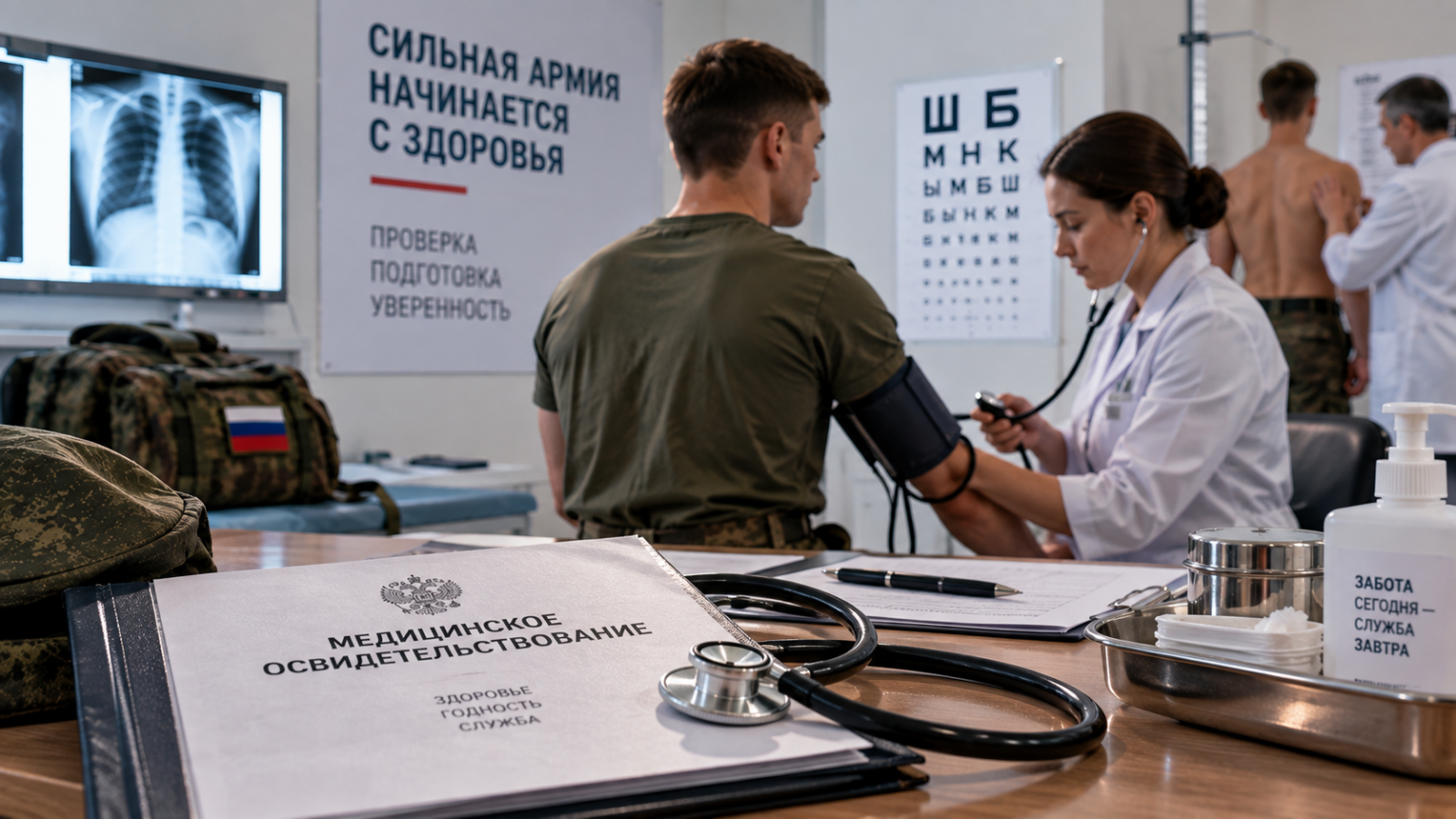 Как проходит медицинская комиссия СВО