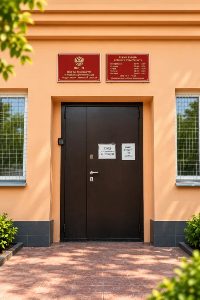 Пункт отбора на службу по контракту СВО